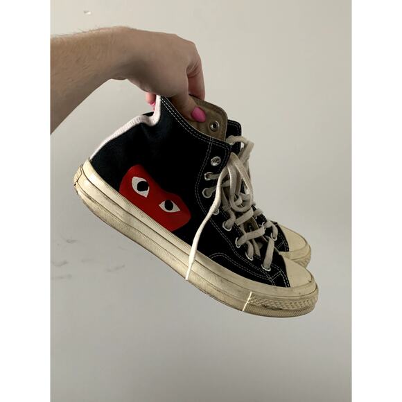 Converse All Stars CDG Play High Top Sneaker Size 8 - Picture 3 of 10